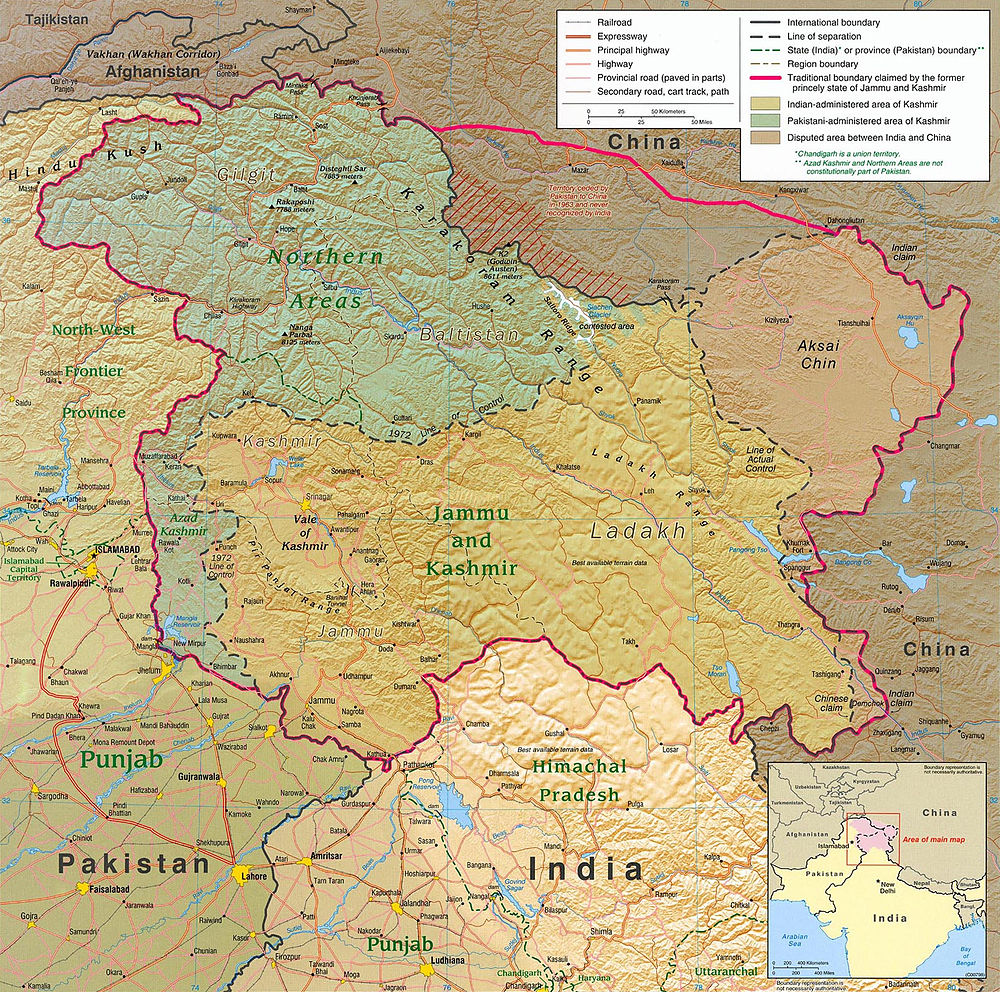 Kashmir region 2004
Source: https://military.wikia.org/wiki/United_Nations_Security_Council_Resolution_47?file=Kashmir_region_2004.jpg
